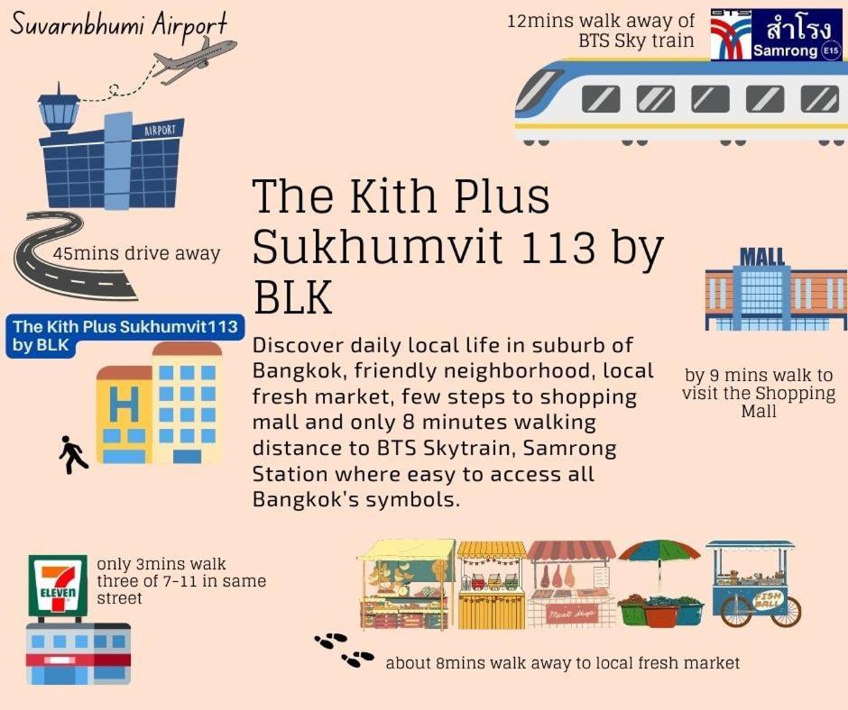The Kith Plus Sukhumvit 113 By Blk Bangkok Eksteriør billede